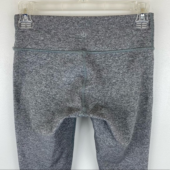 Lululemon Wunder Under Pant Heathered Slate Size 4 - Picture 8 of 9